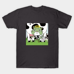 MosMeow_HOLY Cow! T-Shirt